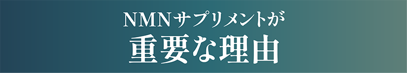 NMNサプリメントが重要な理由